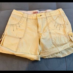Yellow mossimo supply co shorts
